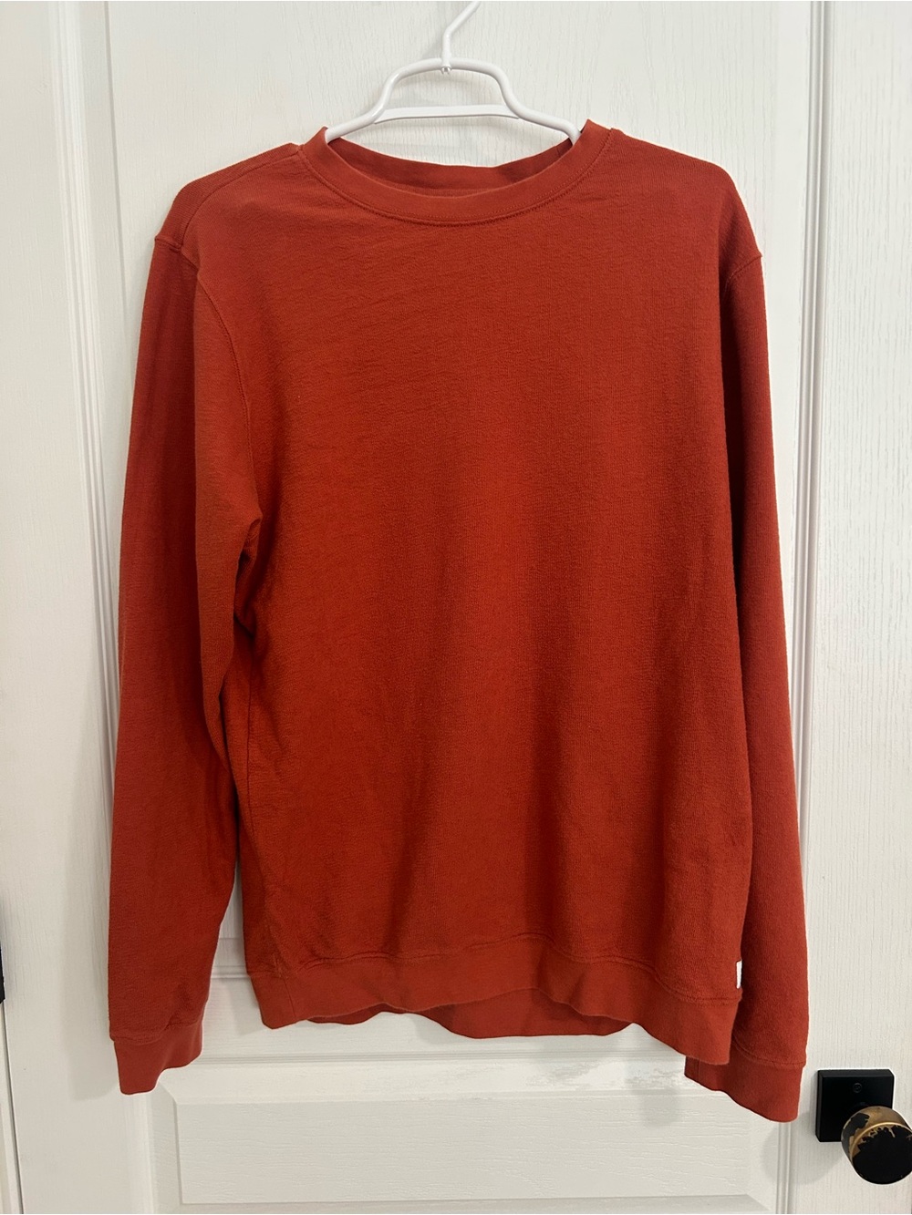 Banks Journal Long-Sleeve Crewneck Sweatshirt in Rust